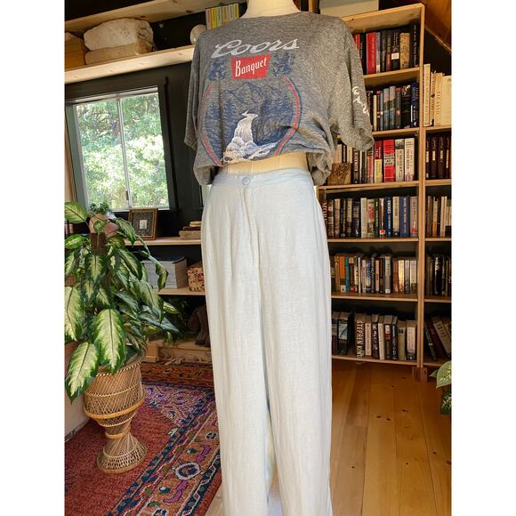 Vintage Linen Pants - Picture 5 of 6
